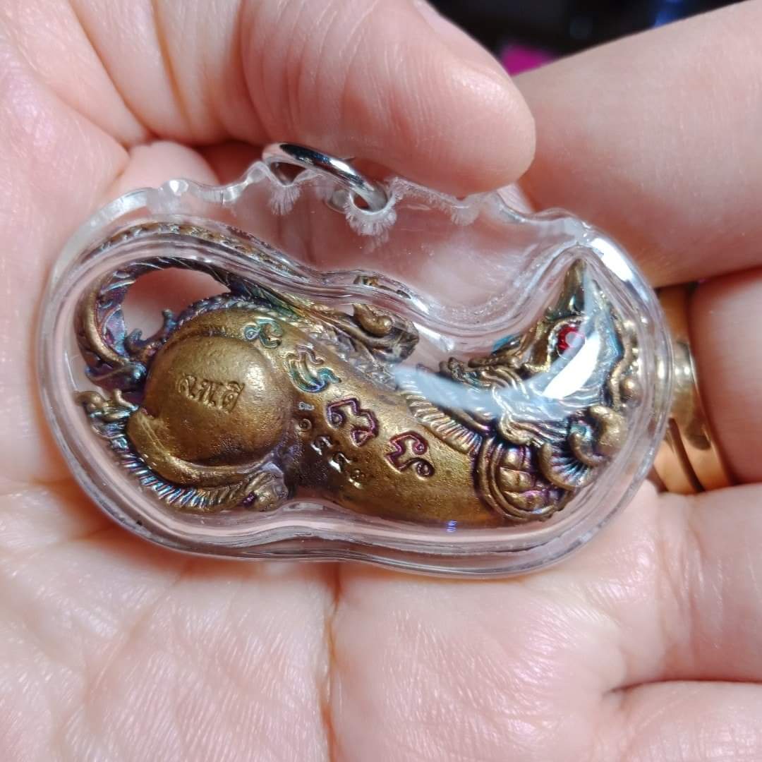 ปลัดชะมด #เนื้อผิวรุ้งเมฆสิทธิ์ สร้าง 2559 ตัว รุ่น มหาลาภ มหาเสน่ห์ หลวงพ่อดี สำนักสงฆ์พุทธโคภาวนา อำเภอบ้านลาด จังหวัดเพชรบุรี