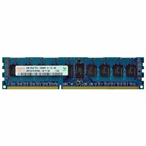 Hynix 4GB 2Rx8 PC3-10600R 1333MHZ ECC Server Memory // HMT351R7BFR8C - H9 (Used) // สินค้ารับประกัน โดย บริษัท อะไหล่เซิร์ฟเวอร์ จำกัด