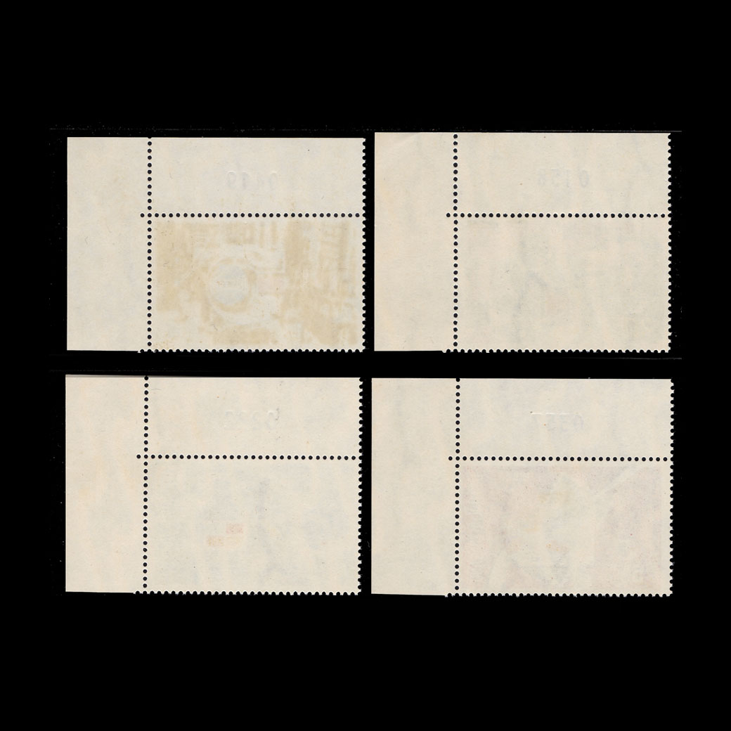 แสตมป์งานแสดงตราไปรษณียากรแห่งชาติ 2518 บล็อคมุมเลข(สภาพดี)
