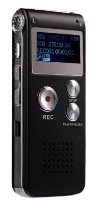 เครื่องอัดเสียง บันทึกคำพูดนาน 20 ซม เครื่อง 8GB. เล่น MP3 ได้ยาวนาน