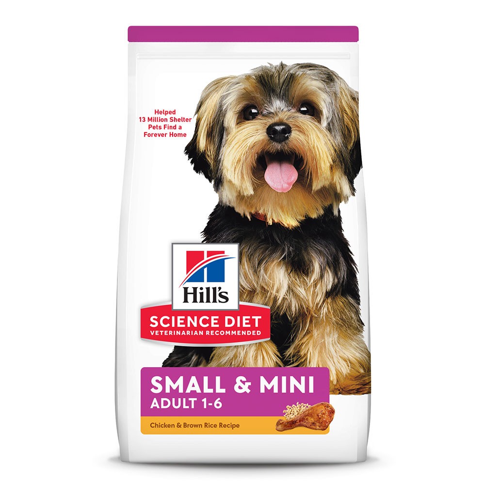 Hill's Science Diet adult small and toy breed 1.5 kg อาหารเม็ด สำหรับสุนัขพันธุ์เล็กอายุ 1-6 ปี ขนาด 1.5 กก.