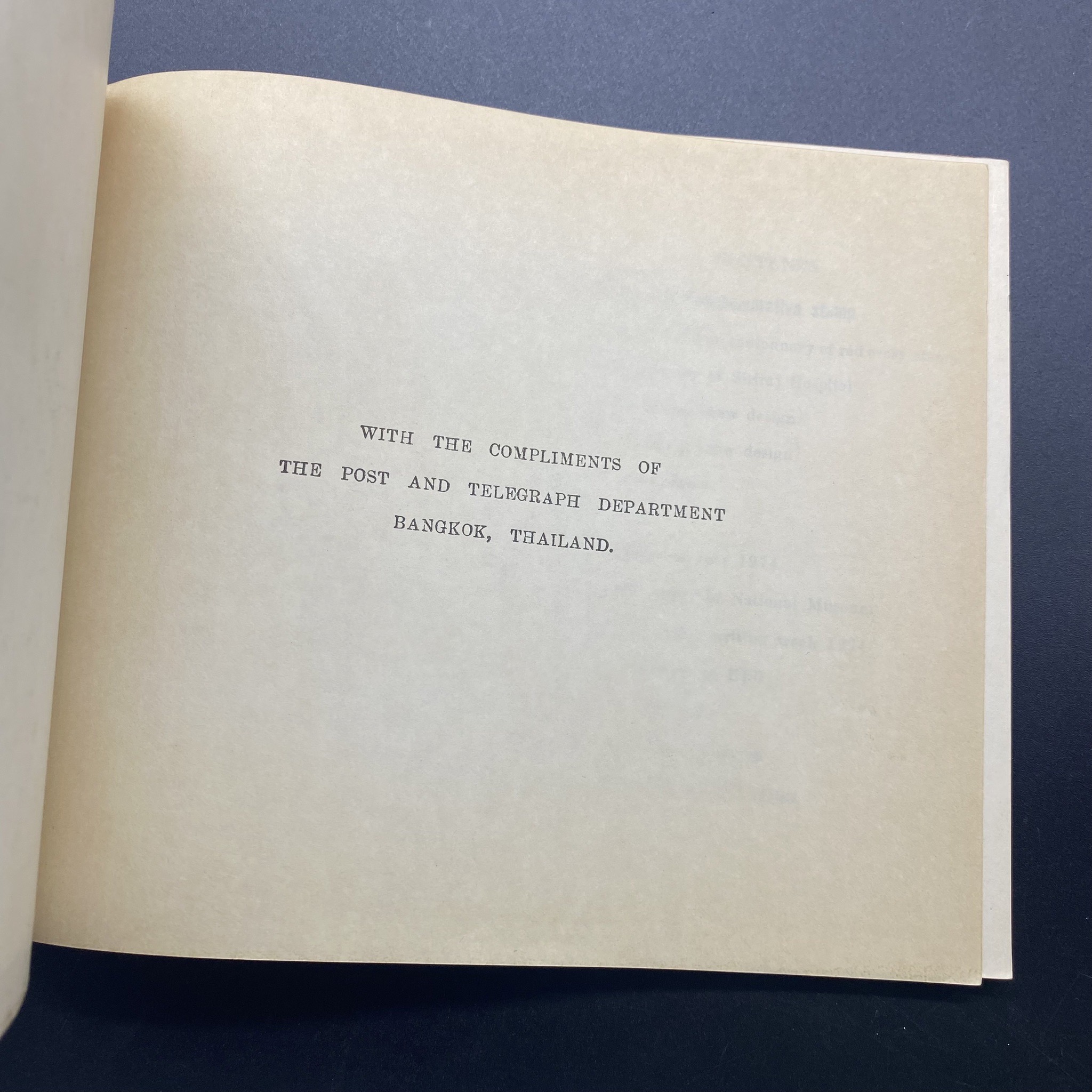 THAI POSTAGE STAMPS 1974