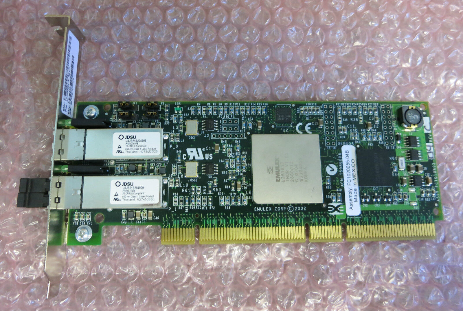 Emulex LP10000DC-E Dual Port 2Gb FC 64Bit HBA (Used) // สินค้ารับประกัน โดย บริษัท อะไหล่เซิร์ฟเวอร์ จำกัด