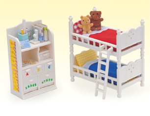 ซิลวาเนียน เฟอร์นิเจอร์ห้องนอนเด็ก (US) Calico Critters Children's Bedroom Set