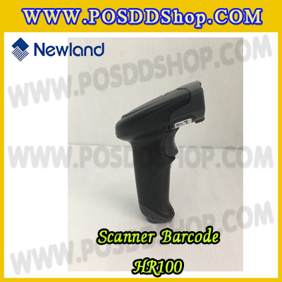 เครื่องอ่านบาร์โค้ด บาร์โค้ดสแกนเนอร์ เครื่องยิงบาร์โค้ด เลเซอร์บาร์โค้ด 1D USB Barcode scanner ยี่ห้อ NEWLAND รุ่น HR100