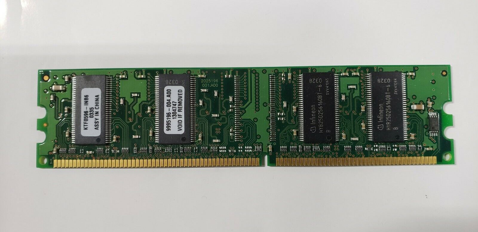 128MB PC2700 DDR-333MHz non-ECC Unbuffered CL2.5 184-Pin DIMM / KTF0596-INB6 (Used) // สินค้ารับประกัน โดย บริษัท อะไหล่เซิร์ฟเวอร์ จำกัด