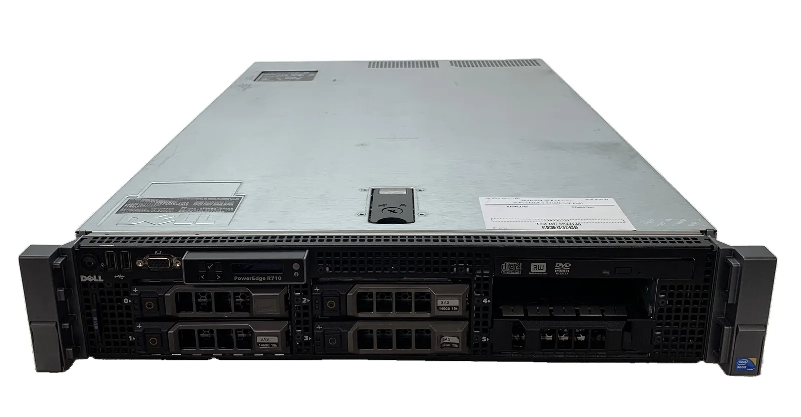 Dell PowerEdge R710 Server CPU X5667 3.07GHz / PowerSupply 870w x2 / Card Perc 6i 256MB+Bat (Used) // สินค้ารับประกัน โดย บริษัท อะไหล่เซิร์ฟเวอร์ จำกัด