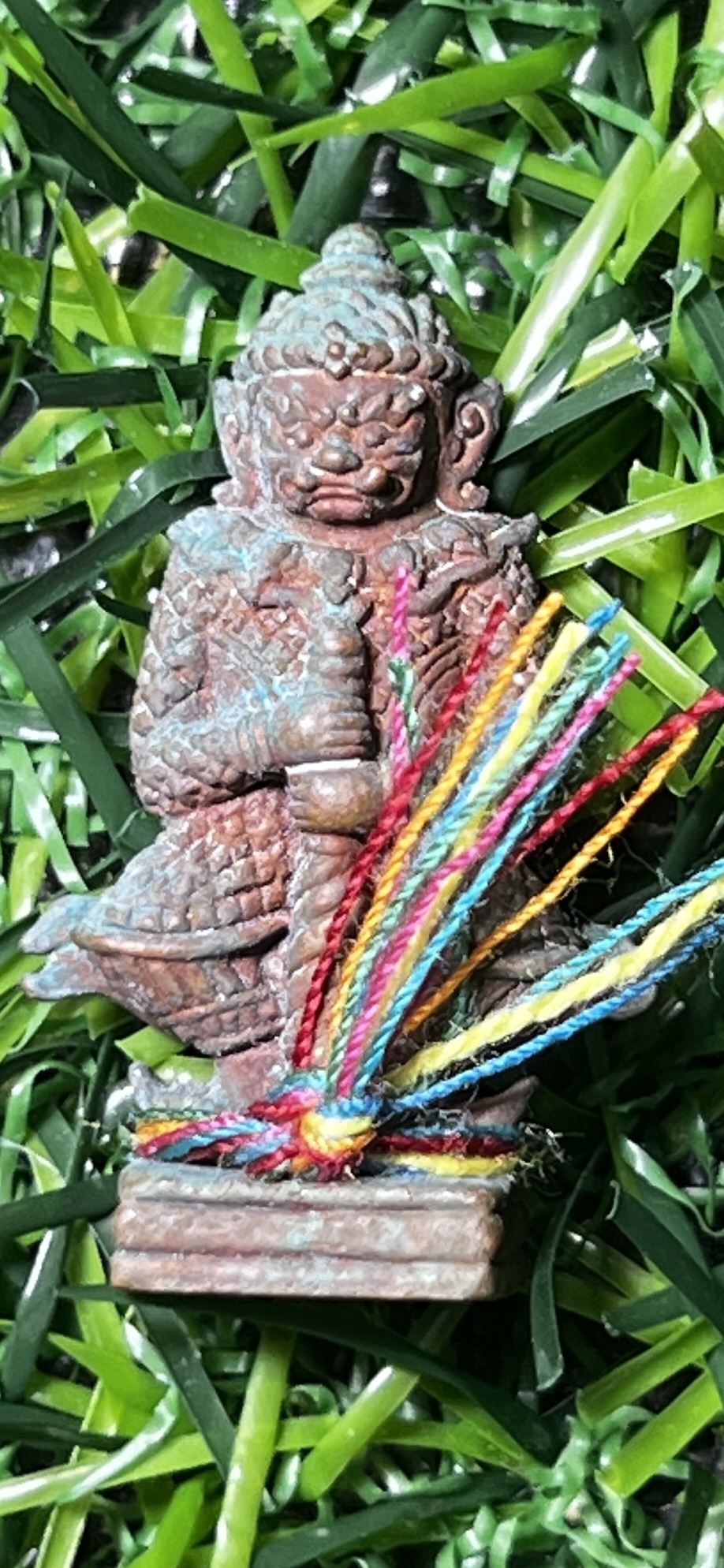 ท้าวเวสสุวรรณ หลวงพ่อทอง สุทฺธสีโล วัดบ้านไร่ รุ่น เศรษฐีทองประทาน 65 เนื้อสนิมเขียว