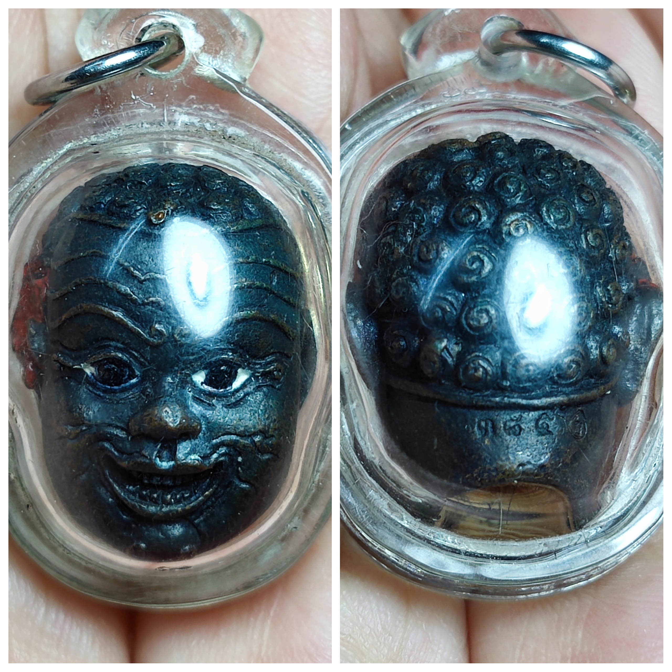 เศียรครู "เจ้าเงาะ" มหาจินดา หลวงปู่นิ่ม วัดพุทธมงคลจ.สุพรรณบุรี