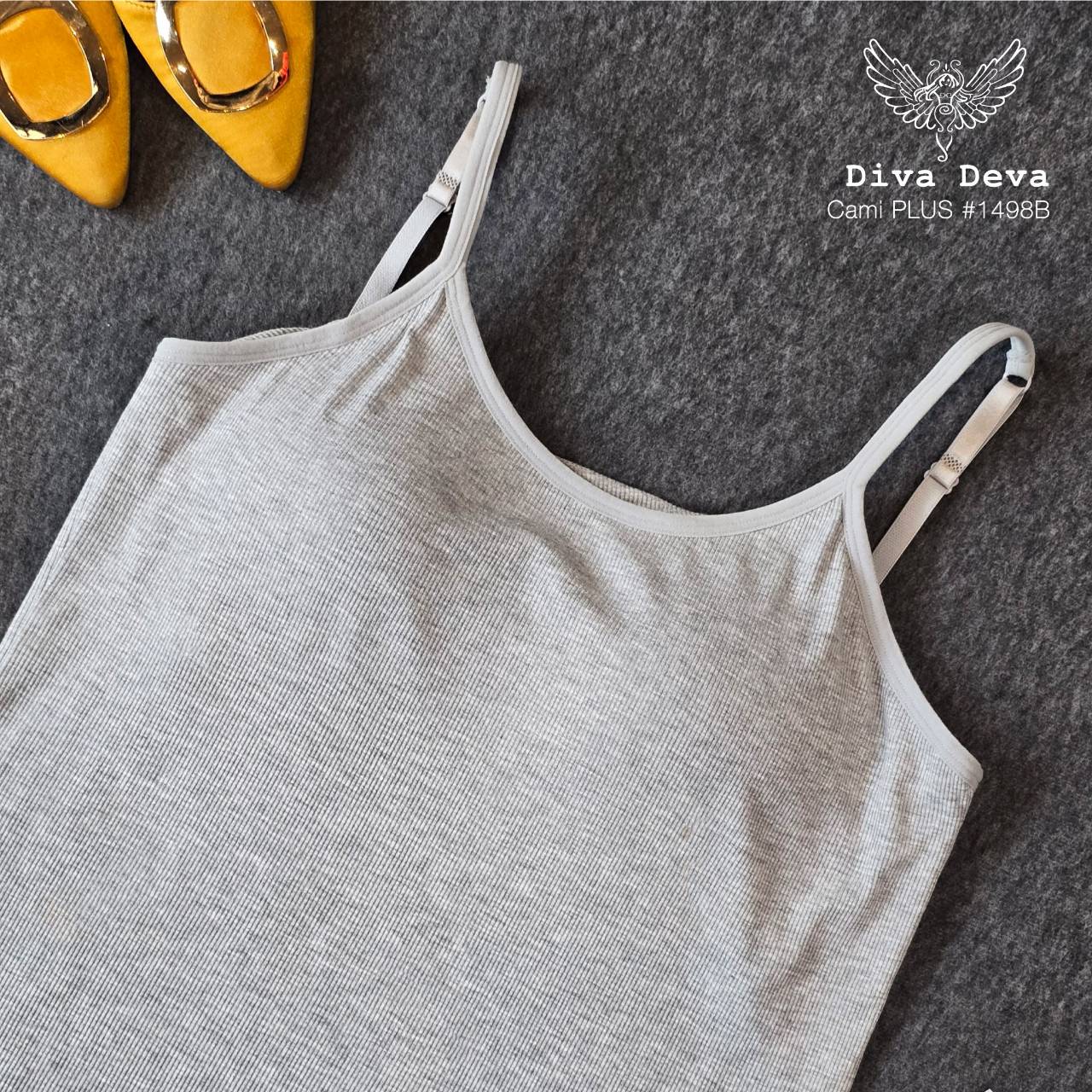 เสื้อสายเดี่ยวCamii basic Plus+สายปรับได้ 3สี