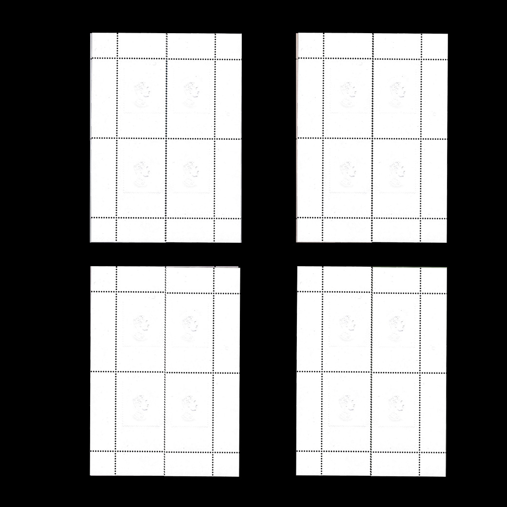 บล็อค 4 (ประกบซ้าย-ขวา) 140 ปี ตราไปรษณียากรไทย (ชุดที่ 1)
