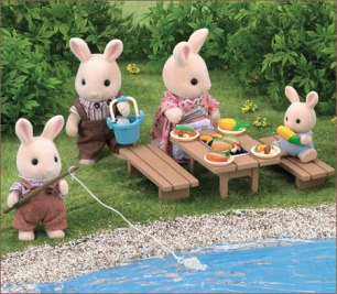 ซิลวาเนียน บาร์บีคิวริมน้ำ Sylvanian Families Family Barbecue Set