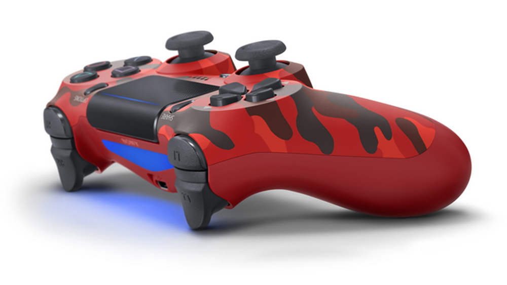 PS4 : DualShock 4 Red Camouflage
