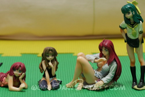 โมเดลตุ๊กตาสาวน้อยป๊อกกี้ 4 ตัว