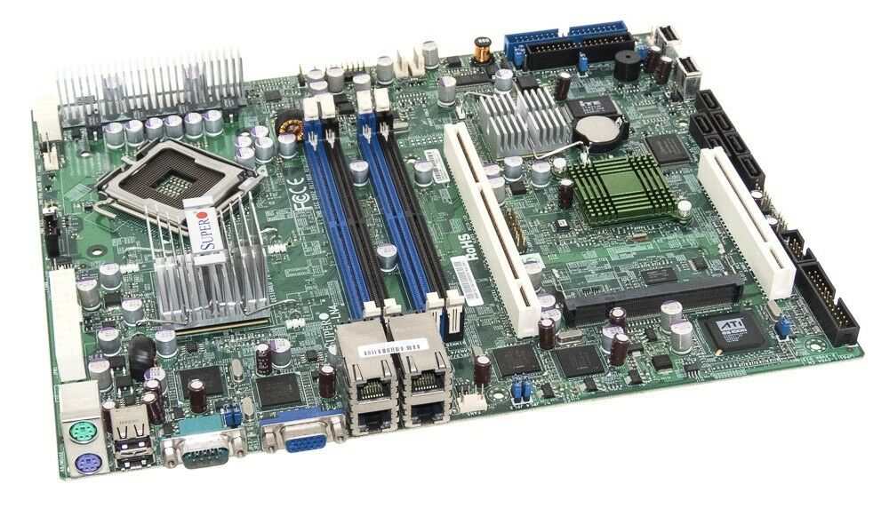 SuperMicro X7SBI-LN4-TM LGA 775/Socket T Intel Core 2 Duo Motherboard (Used) // สินค้ารับประกัน โดย บริษัท อะไหล่เซิร์ฟเวอร์ จำกัด