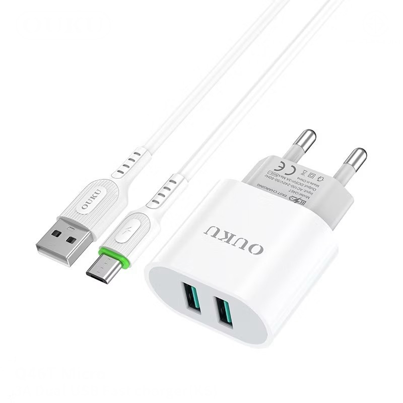 Q46T MICRO 3A DUAL USB FAST CHARGER