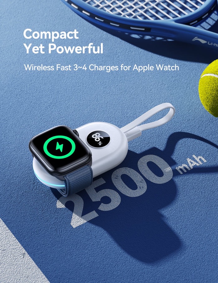 JR-W09 2500mAh PORTABLE WIRELESS WATCH CHARGER