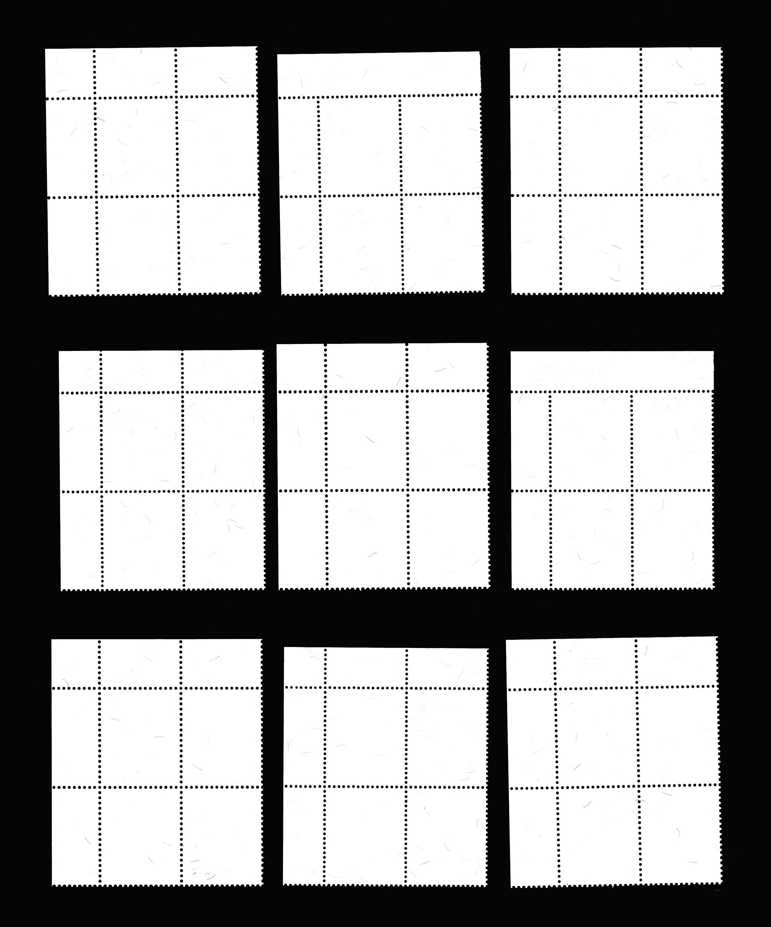 บล็อค 4 แสตมป์พระรูป ร.9 ชุดที่ 10 ครบทุกโรงพิมพ์ (เลขตอง 222) หายาก
