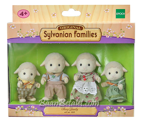 ครอบครัวซิลวาเนียน แกะเดล 4 ตัว Sylvanian Families Dale Sheep Family