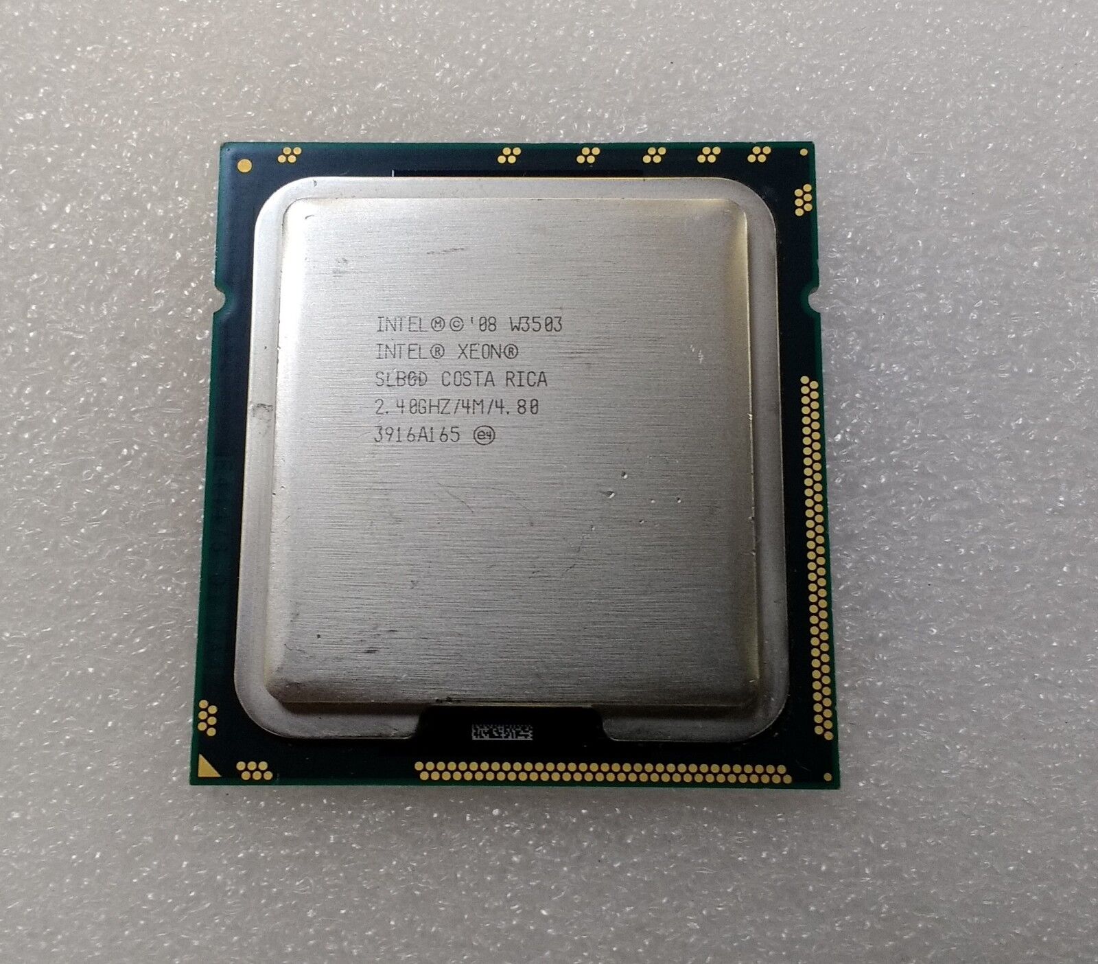 Intel Xeon W3503 CPU 2.40GHz 4M Presa 1366 Processore CPU Slbgd PPGA604 (Used) // สินค้ารับประกัน โดย บริษัท อะไหล่เซิร์ฟเวอร์ จำกัด
