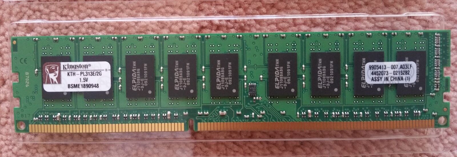 Kingston 2GB DDR3-1333 PC3-10600 Memory / KTH-PL313E/2G // (USED) สินค้ารับประกัน โดย บริษัท อะไหล่เซิร์ฟเวอร์ จำกัด