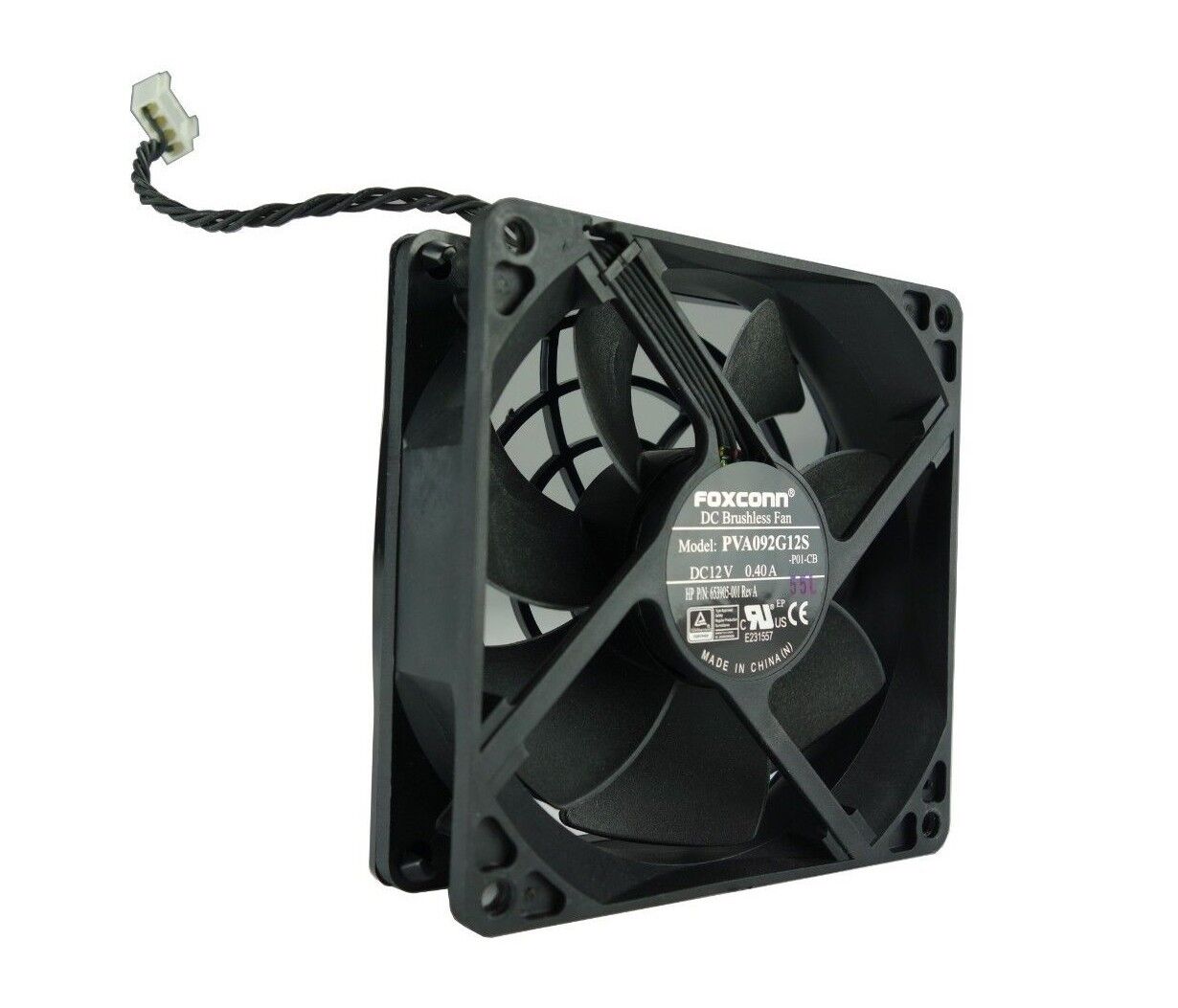 HP REAR FAN FOR WORKSTATION Z420 Z440 / PVA092G12S / 653905-001 (Used) // สินค้ารับประกัน โดย บริษัท อะไหล่เซิร์ฟเวอร์ จำกัด