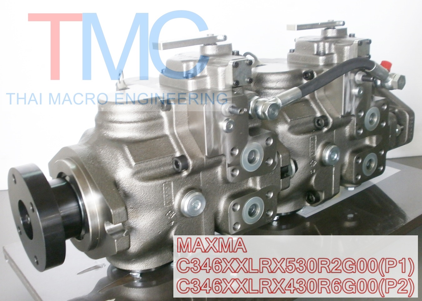 ปั้มนิ้วไฮโดรลิค(2ตอน)สำหรับรถคีบอ้อยแบบBELL(3ล้อ)MAXMA-C346XXLRX530R2G00(P1),C346XXLRX430R6G00(P2)