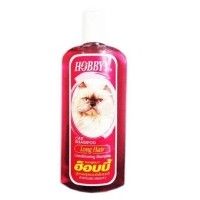 Hobby แชมพูฮ็อบบี้ สำหรับแมวขนยาว สีชมพู 300 ml