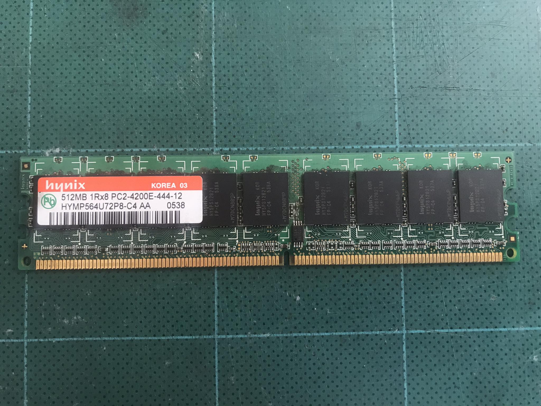 Hynix 512MB 1Rx8 PC2-4200E Ram / HYMP564U72P8-C4 (Used) // สินค้ารับประกัน โดย บริษัท อะไหล่เซิร์ฟเวอร์ จำกัด