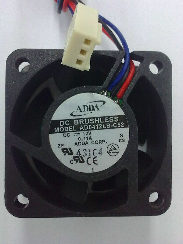 Fan ADDA AD0412LB-C52 4020 DC12V 0.11A Switch Cooling Fan (Used) // สินค้ารับประกัน โดย บริษัท อะไหล่เซิร์ฟเวอร์ จำกัด