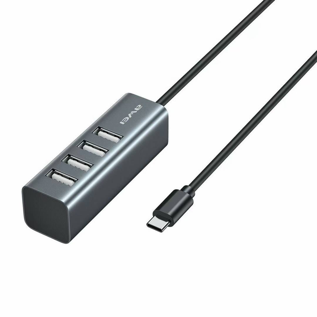 CL-122T TYPE-C TO 4X USB-A 2.0 HUB 4 PORTS CONVERTER