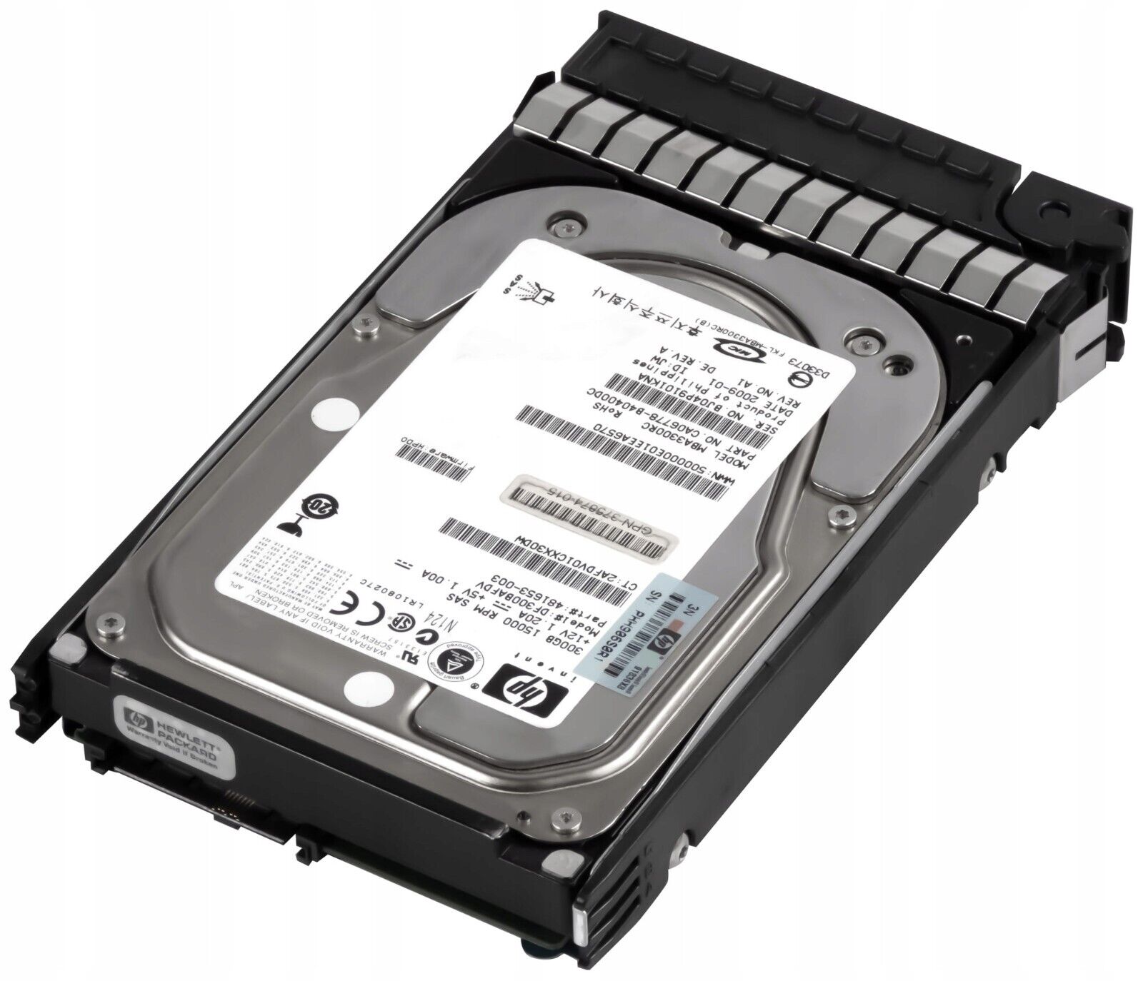 HP 300GB 15K 16MB SAS 3.5" Hard Drive HDD // TRAY 488060-001 / DF300BAFDV / HDD 481653-003 / MBA3300RC / GPN 375874-016 (Used) // สินค้ารับประกัน โดย บริษัท อะไหล่เซิร์ฟเวอร์ จำกัด