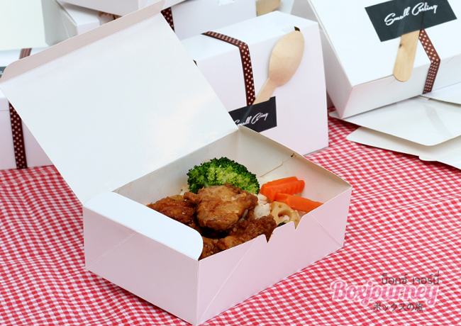 กล่อง POP UP ขนาด 11.5x16.5 x 5.5 ซม. สีขาวเคลือบกันซึม ไซส์ M