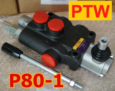 ไฮโดรลิคคอนโทรนวาวร์(6หุน) PTW P80-1(1แกน) (80L.) (3,000-4,600PSI)