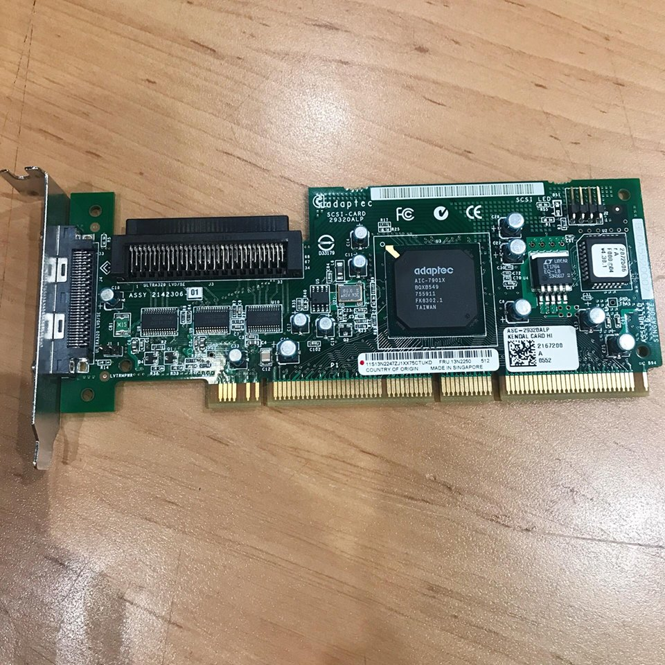 IBM Adapter ASC-29320ALP SCSI U320 PCI - X // 13N2250 (Used) // สินค้ารับประกัน โดย บริษัท อะไหล่เซิร์ฟเวอร์ จำกัด