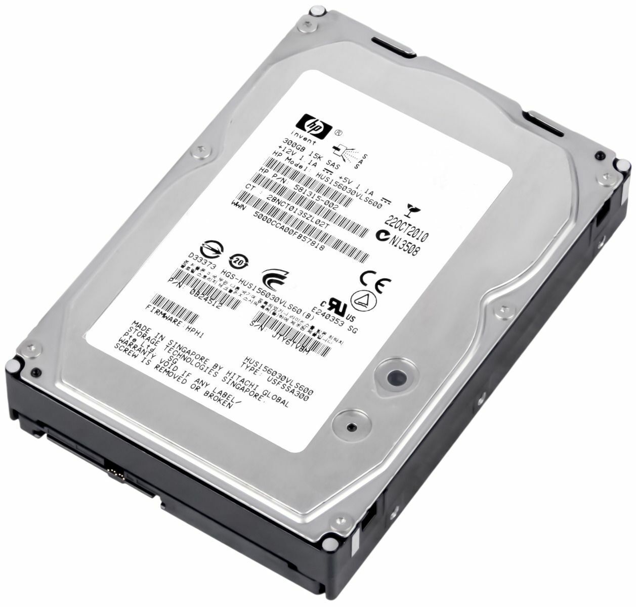 HP 300GB 15K SAS 6G 3.5″ Hard Disk // 581315-002 / HUS156030VLS600 / 0B24512 / 623389-001 (Used) // สินค้ารับประกัน โดย บริษัท อะไหล่เซิร์ฟเวอร์ จำกัด