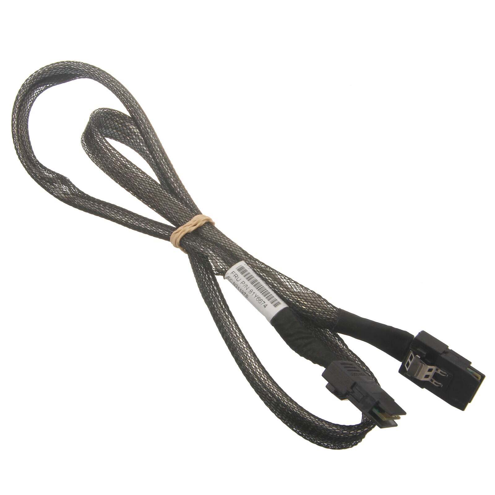 IBM SAS Cable SAS SFF-8087 x3500 x3650 M4 // 81Y6674 / 81Y6651 (Used) // สินค้ารับประกัน โดย บริษัท อะไหล่เซิร์ฟเวอร์ จำกัด