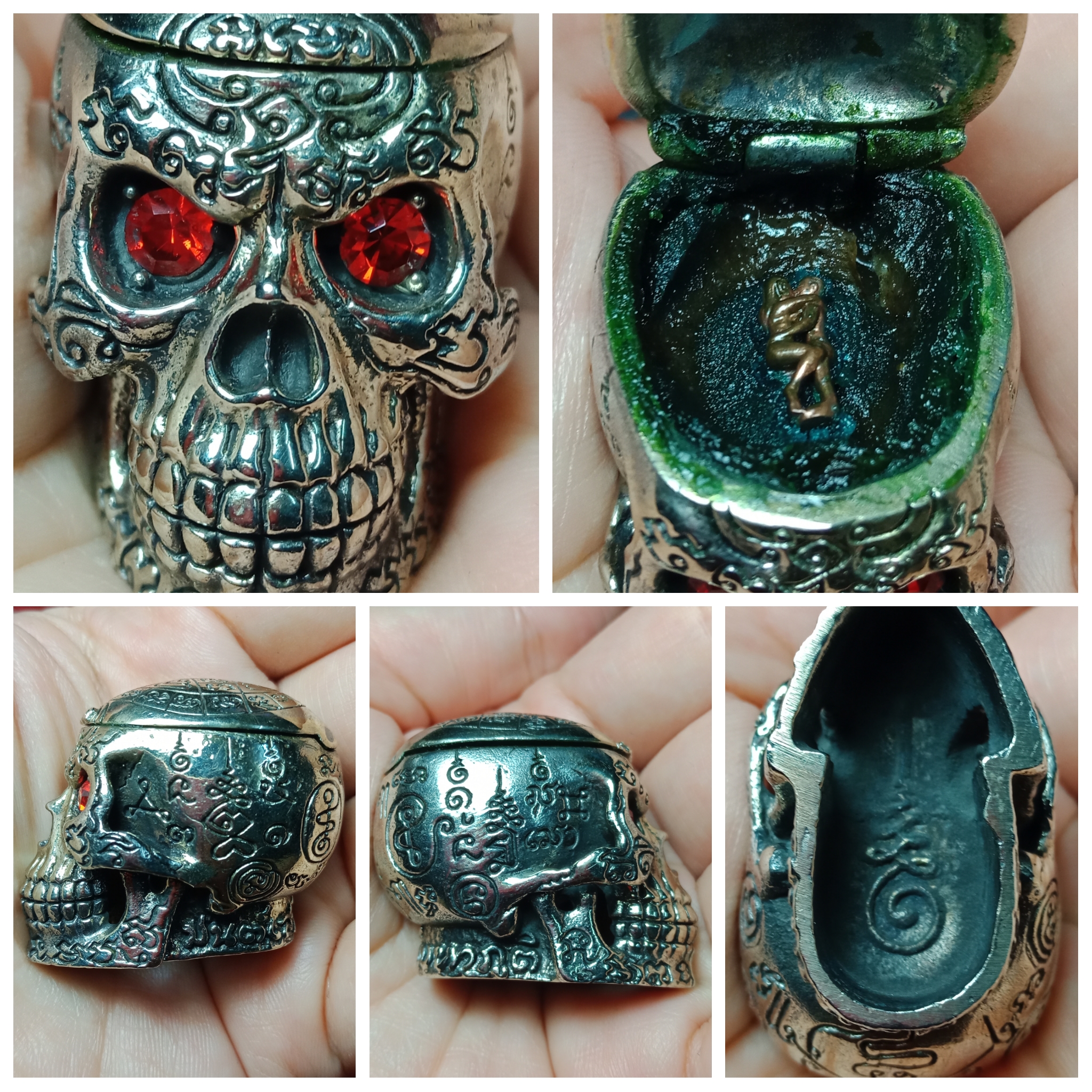 สีผึ้งมนต์เสน่ห์มหาภูติ หลวงปู่ครูบาธรรมมุนี จ.มหาสารคาม