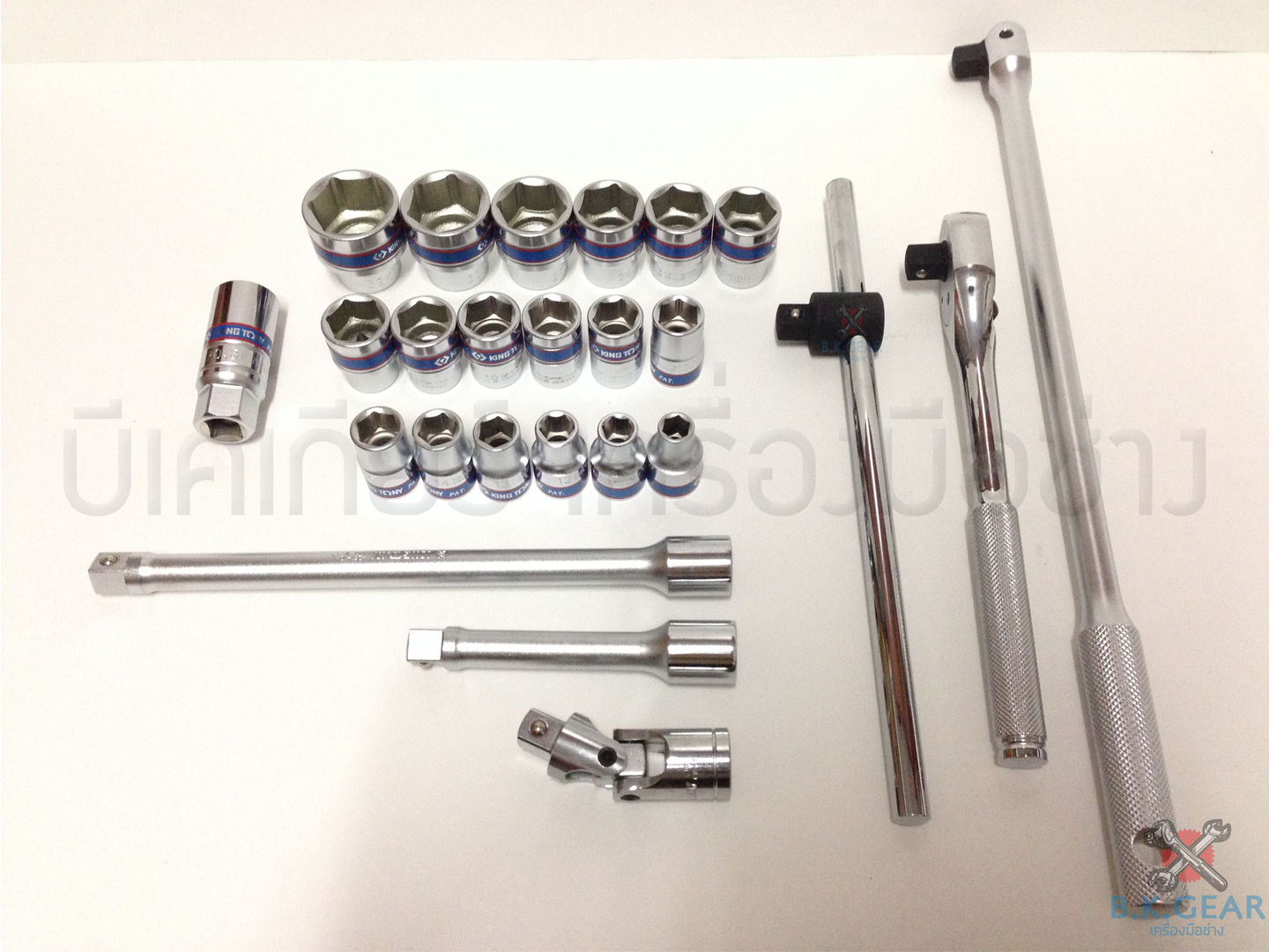 บล็อกชุด KING TONY รู1/2" 25 ตัวชุด NO.4326MR ส่งฟรี