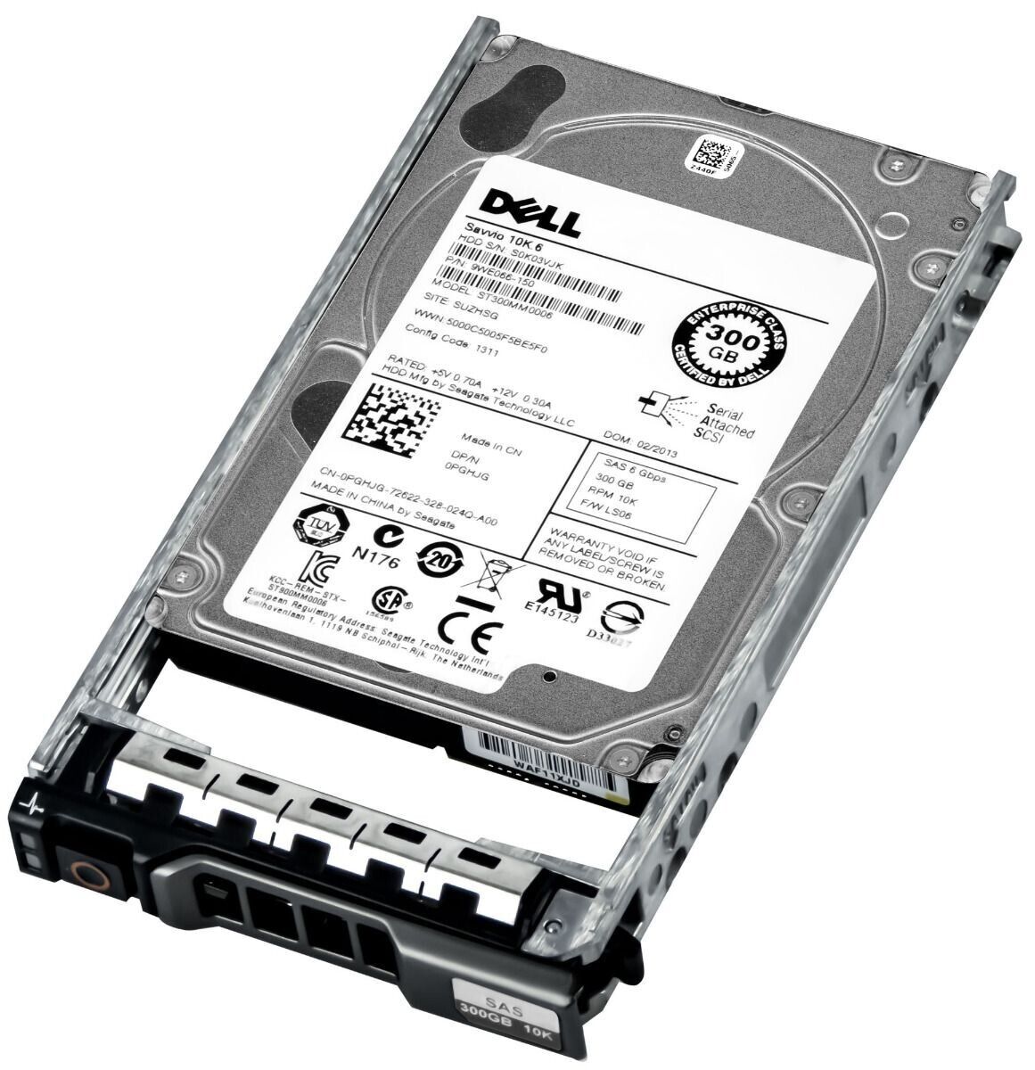 Dell 300GB 10K 6G SAS 2.5" 64MB Hard Disk // 0PGHJG / ST300MM0006 / 9WE066-150 (Used) // สินค้ารับประกัน โดย บริษัท อะไหล่เซิร์ฟเวอร์ จำกัด