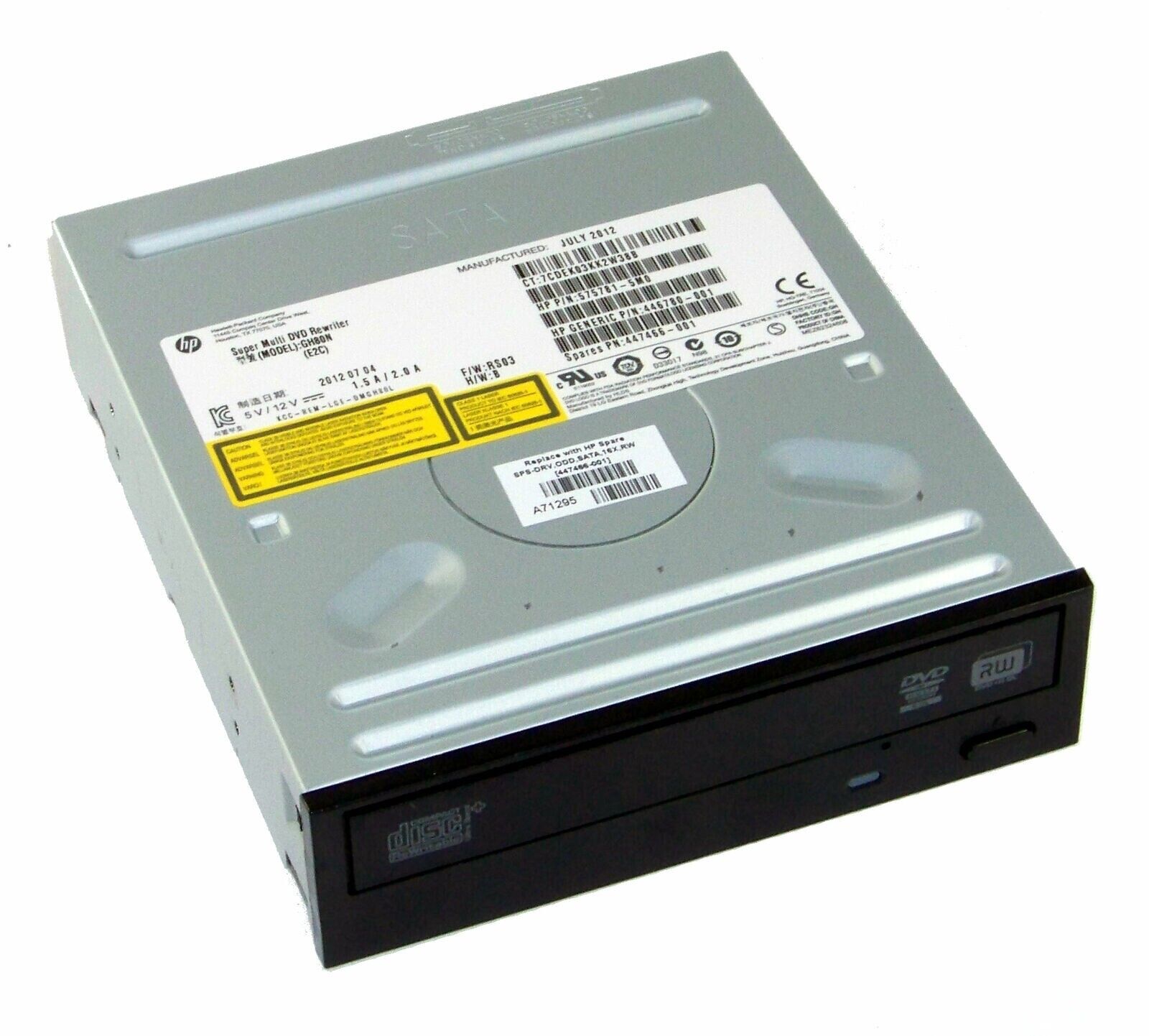 Hp GH40L (E2C) DVD Burner SATA Black // 410125-5M2 / 446780-001 / 447466-001 (Used) // สินค้ารับประกัน โดย บริษัท อะไหล่เซิร์ฟเวอร์ จำกัด