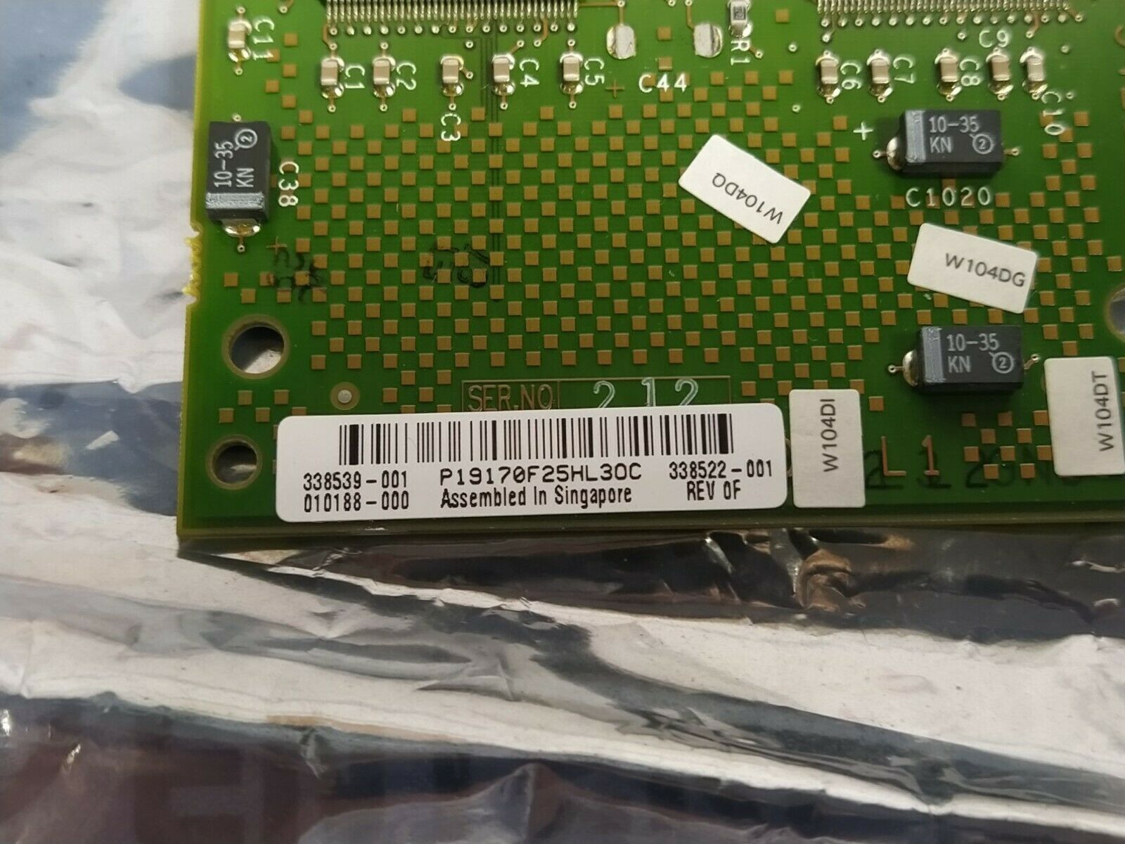 Compaq PBPSPERAGP SN-PBXGD-BA High End Graphic Controller // 338522-001 338539-001 (Used) // สินค้ารับประกัน โดย บริษัท อะไหล่เซิร์ฟเวอร์ จำกัด