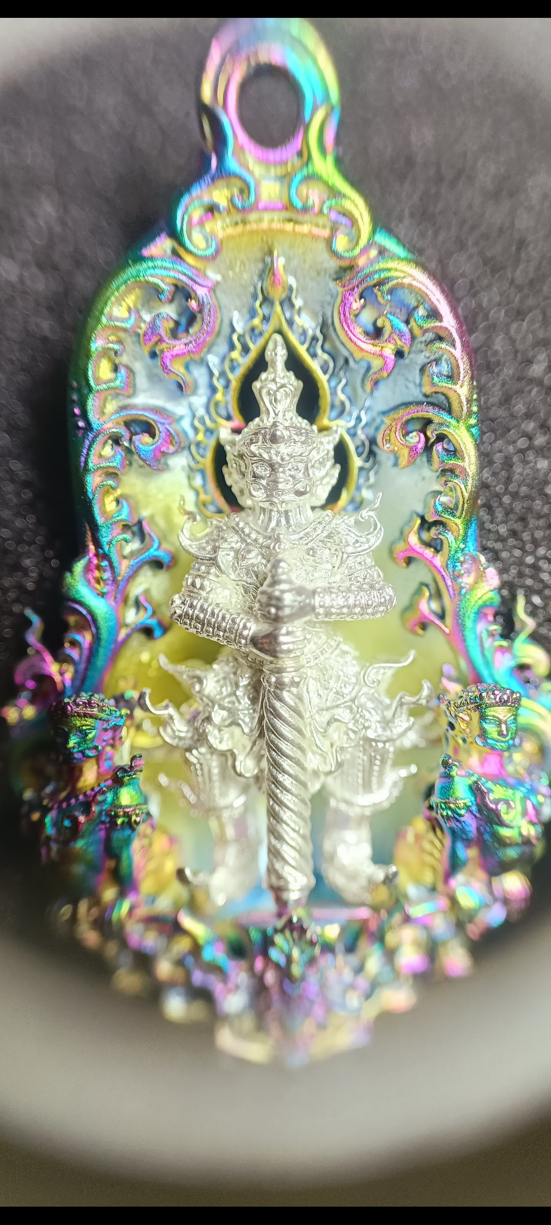 เจ้าสัว168 พระอาจารย์อรรณพ (พระอาจารย์เล็ก) วัดถ้ำเขาน้อย จังหวัดเพชรบุรี พิมพ์เล็ก สูง 3.2 ซม. รายการที่ 2.5