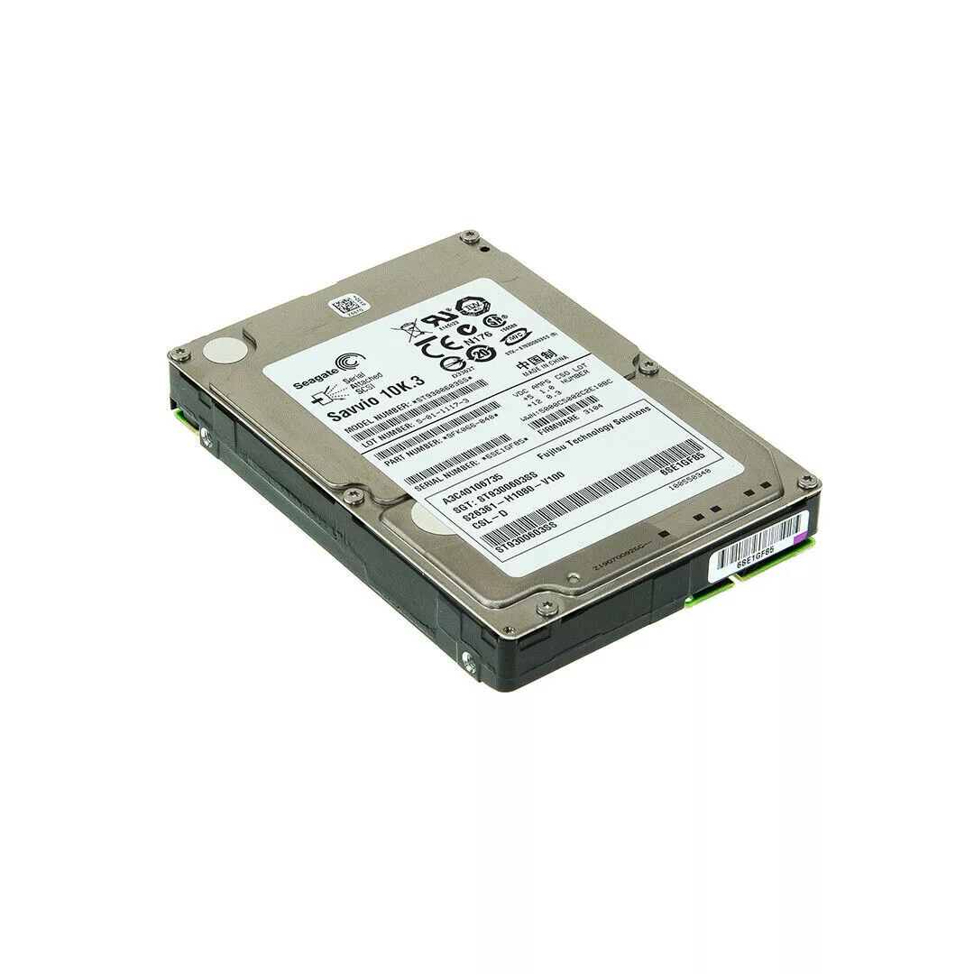 Seagate / Fujitsu 300GB 10K SAS 6G 2.5" Hard Drive / A3C40106735, ST9300603SS, S26361-H1080-V100, 9FK066-040 (Used) // สินค้ารับประกัน โดย บริษัท อะไหล่เซิร์ฟเวอร์ จำกัด