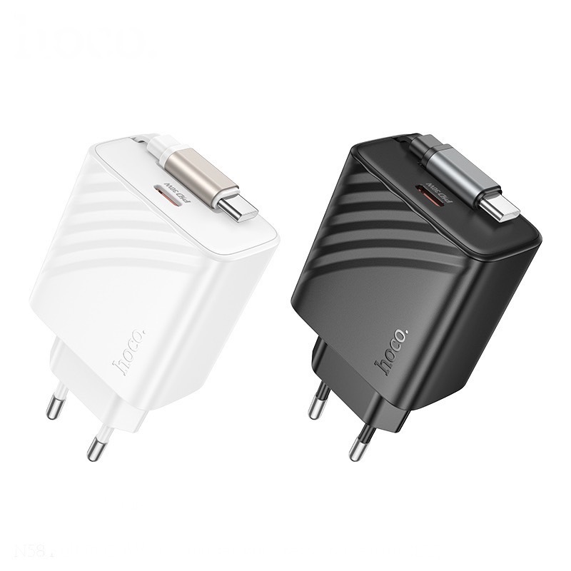 N58 FULL PD30W (2C) CHARGER WITH RETRACTABLE CABLE