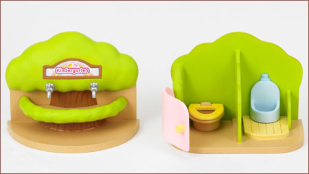 ซิลวาเนียนห้องน้ำรร.อนุบาล Sylvanian Families New Kindergarten Toilet