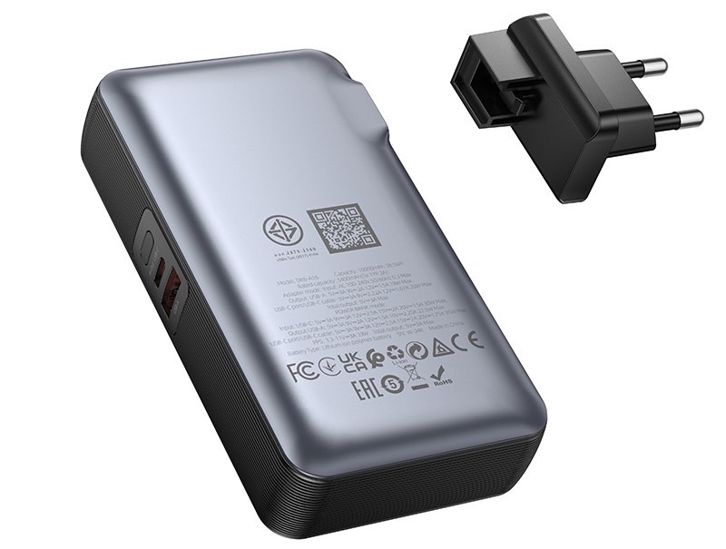 DK6-A16 CLUSTER POWERBANK WITH CABLE AND DIGITAL DISPLAY 10000mAh