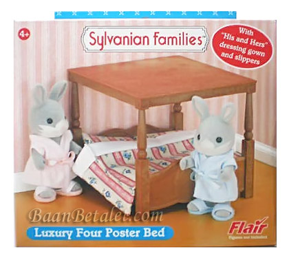ซิลวาเนียน เตียงเสา (UK) Sylvanian Families Luxury Four Poster Bed