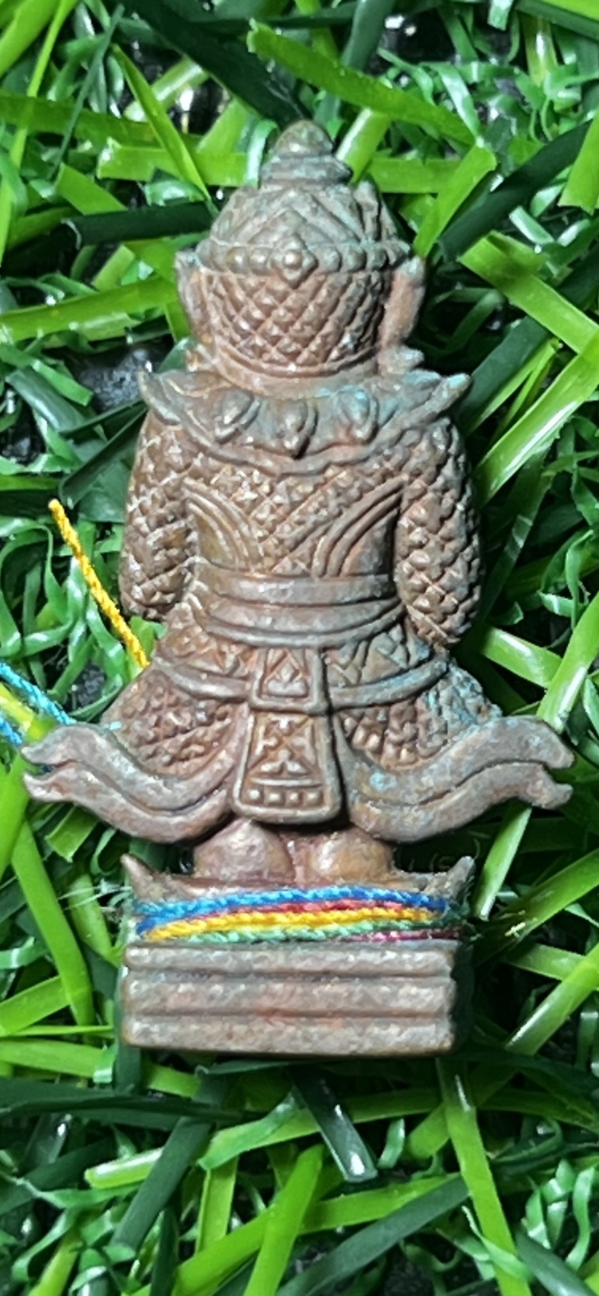 ท้าวเวสสุวรรณ หลวงพ่อทอง สุทฺธสีโล วัดบ้านไร่ รุ่น เศรษฐีทองประทาน 65 เนื้อสนิมเขียว