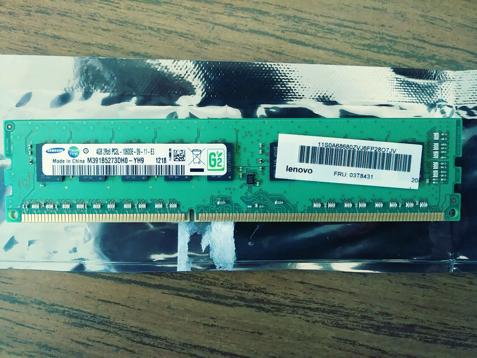 IBM 4GB 2Rx8 PC3L-10600E Server Memory DDR3 // 03T8431 / M391B5273DH0-YH9 (Used) // สินค้ารับประกัน โดย บริษัท อะไหล่เซิร์ฟเวอร์ จำกัด